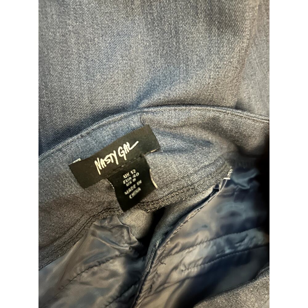 Nasty Gal Wide‑Leg Black Trousers - Picture 4 of 4